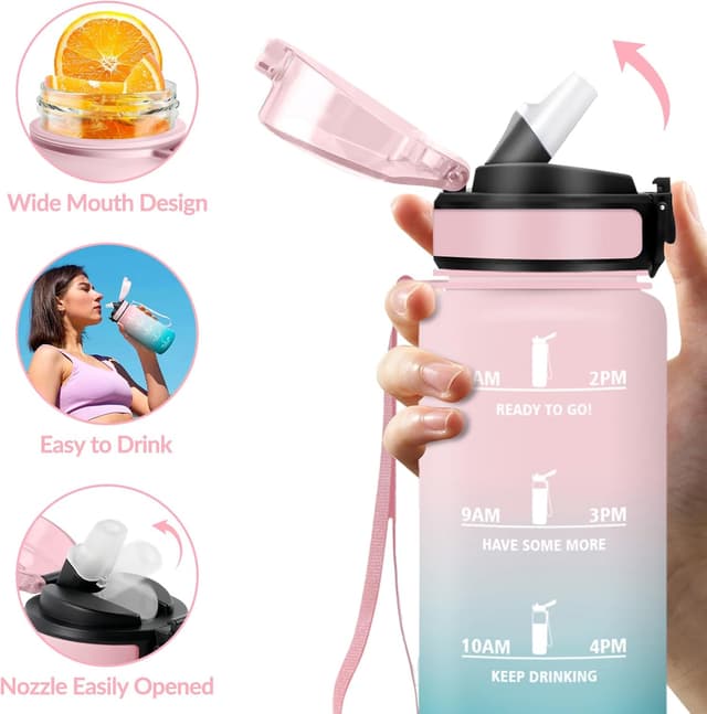 Detalle de Borraccia 500 ml Mulbijeo con cannuccia