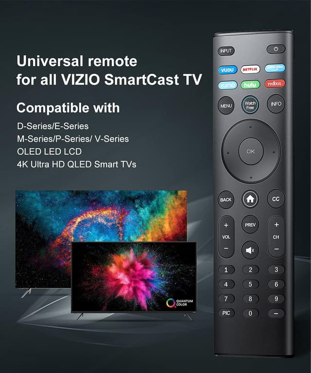 Detalle de Vizio Smart TV Remote Replacement for D‑Series