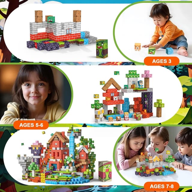 Thumbnail 3 de Crifeton 220 PCS blocchi magnetici 2cm 🧩