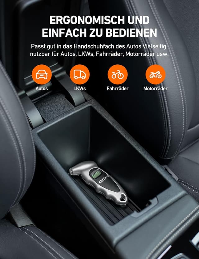 Thumbnail 2 de AstroAI Reifendruckprüfer 0–150 PSI