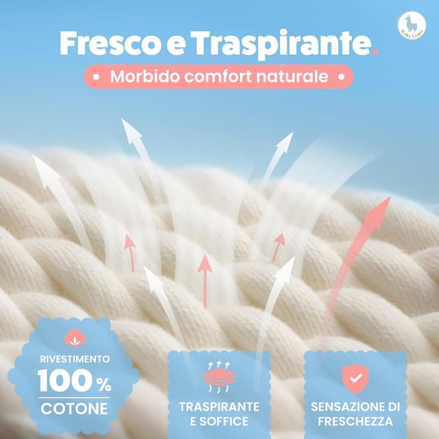 Detalle de Baby Lama Cuscino Lettino Bambino 40x60