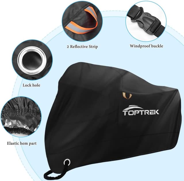 Detalle de toptrek Motorradabdeckung 210D XXXL 265 x 105