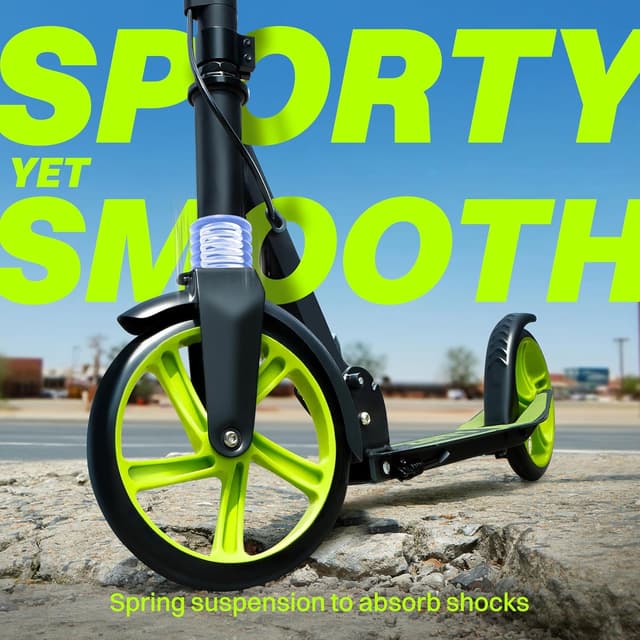 Detalle de ZIFFY Foldable Kick Scooter 260 lbs 🛴