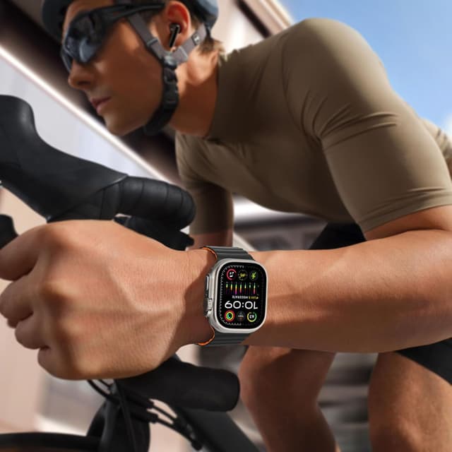 Thumbnail 6 de HITZEE Soft Silicone Magnetic Apple Watch strap (light blue) – 38/40/41/42/44/45/46/49mm compatible