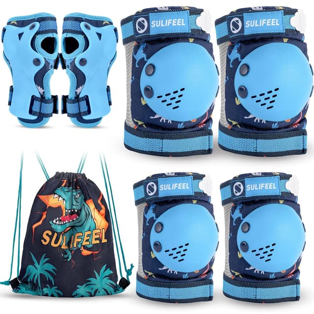 Detalle de Kids Protective Gear Set 7-in-1, 36-77 lb