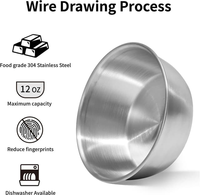 Detalle 2 de Elevated Cat Bowls 15° Tilted Raised Stainless Steel Bowl Stand Set for Small Dogs & Cats
