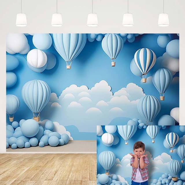Detalle de MEHOFOND birthday backdrop 10x7ft