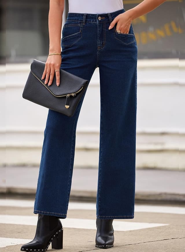 Detalle de Sidefeel Straight Leg Jeans high waisted