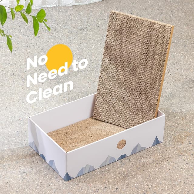 Detalle de Cat scratching board for indoor cats 41x24cm