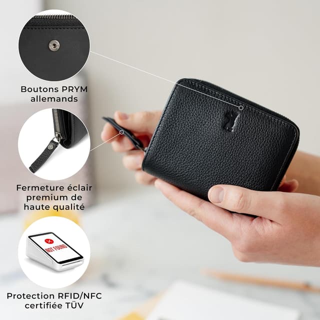 Detalle 2 de Berliner Bags Sara portefeuille 11×9×2,5 cm