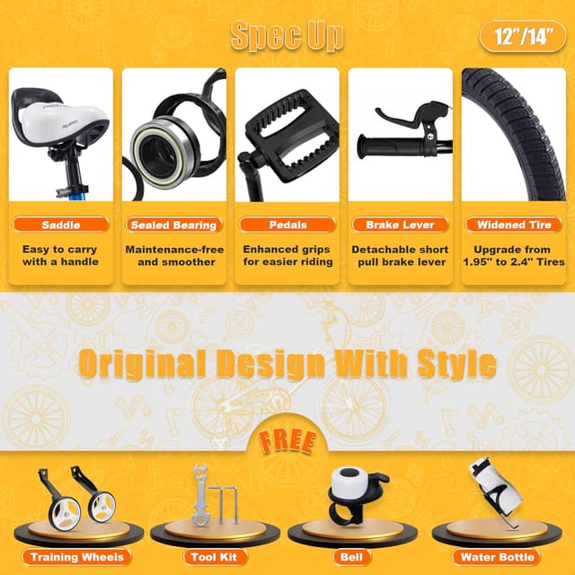 Detalle 2 de RoyalBaby Kids Bike 12 Inch