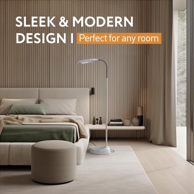 Thumbnail 4 de Kenley Daylight Lamp reading floor lamp