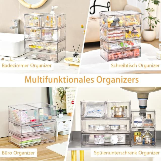 Detalle 2 de Stebopum 4er Stapelbox für Kosmetik 30,7 cm