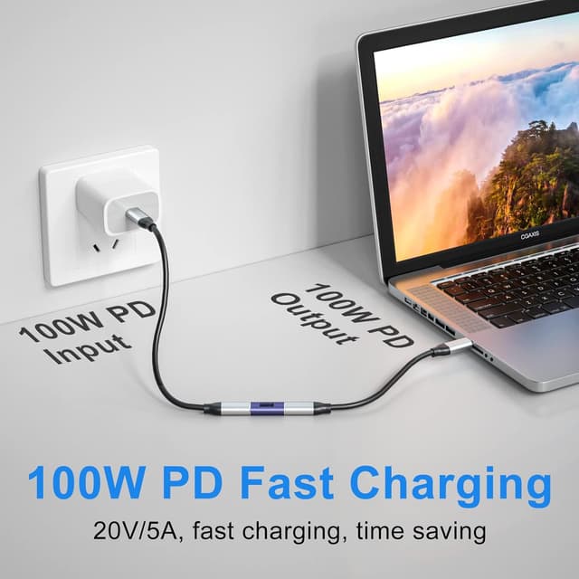 Thumbnail 4 de Dbilida USB C Buchse auf Buchse Adapter 2er Pack