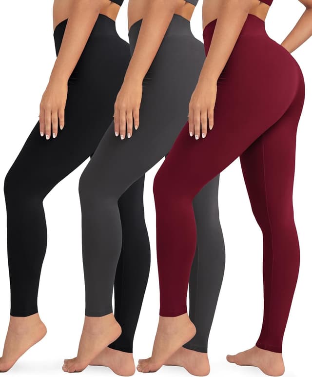 Detalle de VALANDY Creamlush High Waisted Leggings 3 Pack