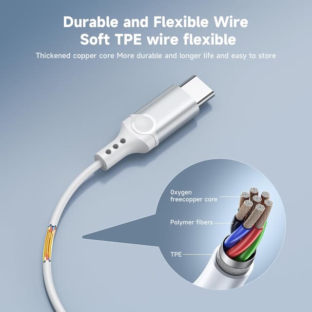 Thumbnail 5 de USB C Headphones Wired Earbuds for iPhone