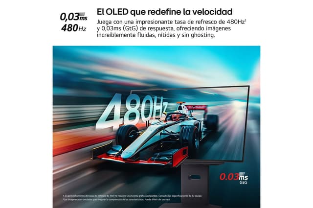 Thumbnail 3 de LG UltraGear 27GX790A-B Monitor gaming QHD 27" 480 Hz 📺