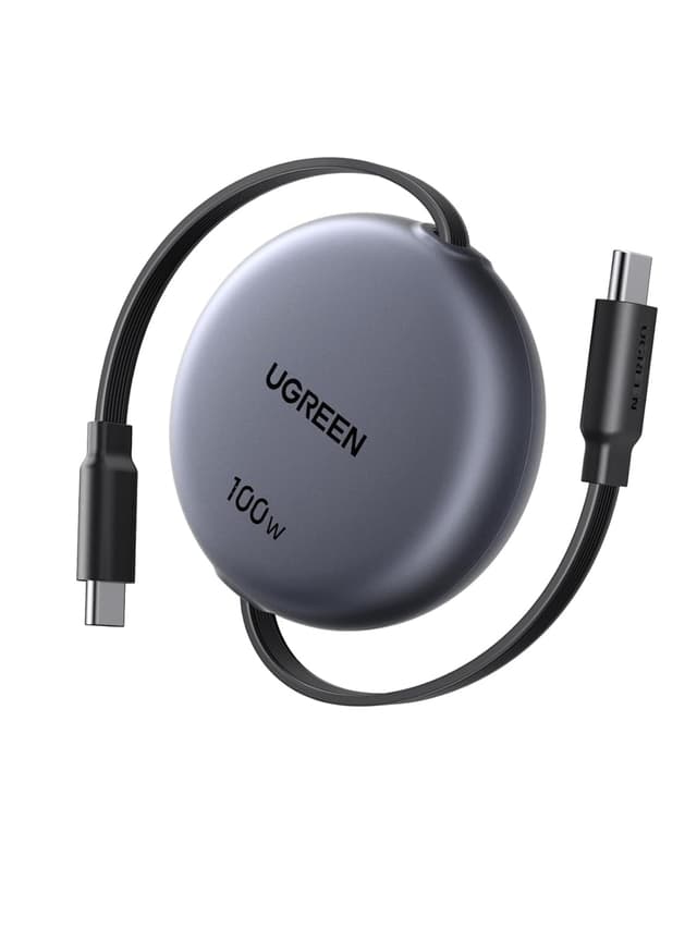 Detalle de UGREEN Retractable USB‑C Cable 100W, 1m