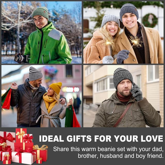 Thumbnail 5 de Bequemer Laden Ensemble bonnet écharpe gants 3 pièces 🧣