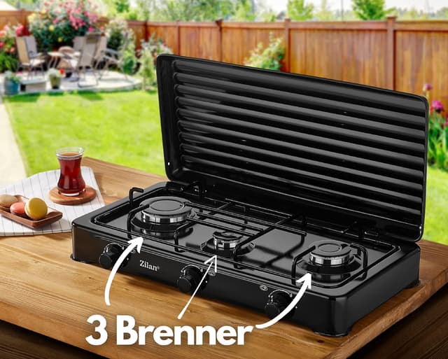 Thumbnail 1 de Gaskocher Camping 3‑Flammig 58 cm