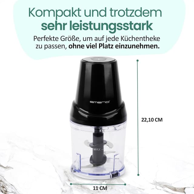 Thumbnail 6 de EMERIO Zerkleinerer 400 W mit 500 ml