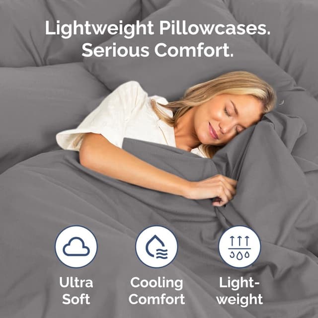 Detalle de CGK Unlimited King Pillow Cases 4-Pack