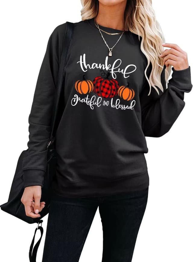 Thumbnail 4 de LACOZY Halloween Tops for Women Long Sleeve Crewneck Sweatshirts