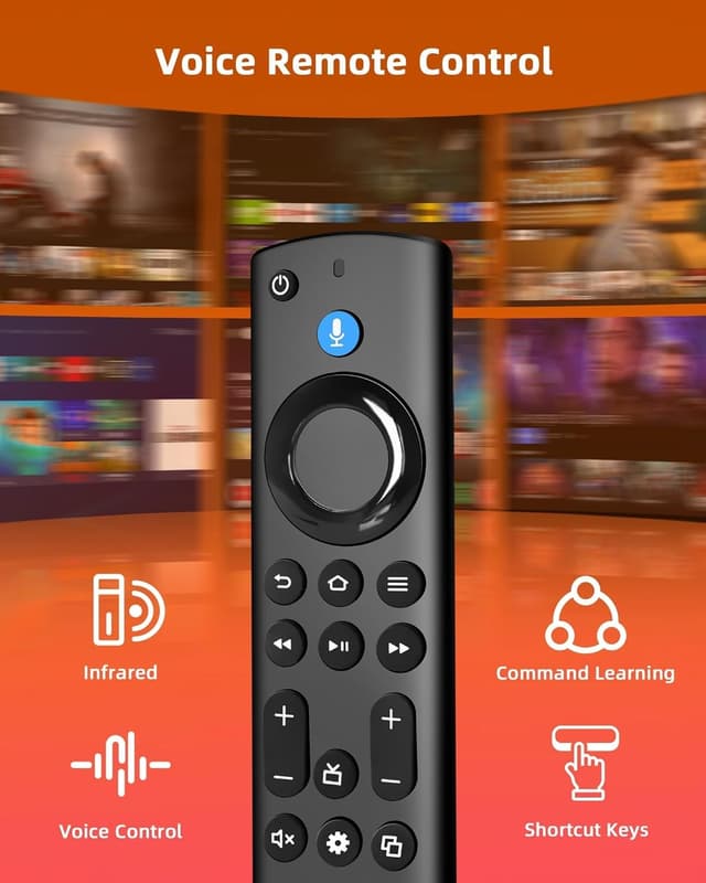 Thumbnail 1 de Ersatz-Sprachfernbedienung 4 Gen für Fire TV