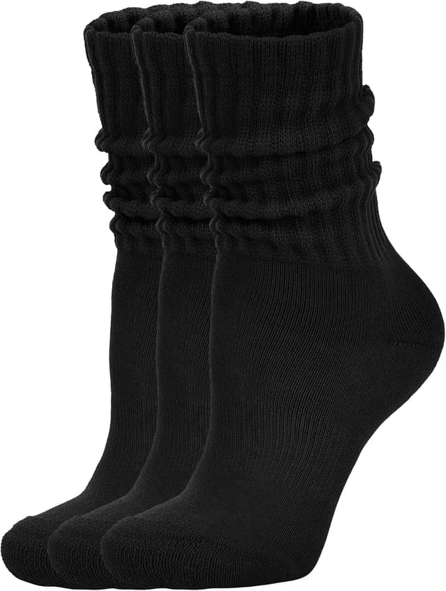 Imagen de AugRing Women’s Scrunch Crew Socks 3-Pack en OfertitasTOP