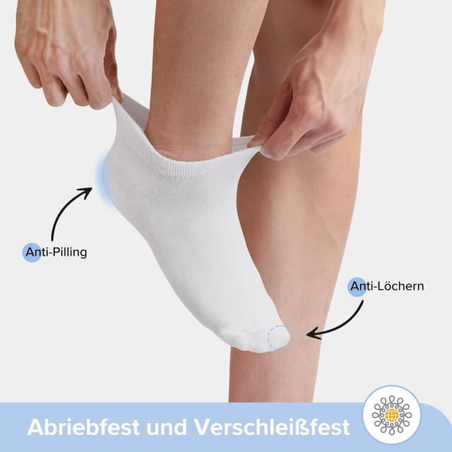 Thumbnail 4 de YouShow Sneaker Socken 10 Paar bio Baumwolle