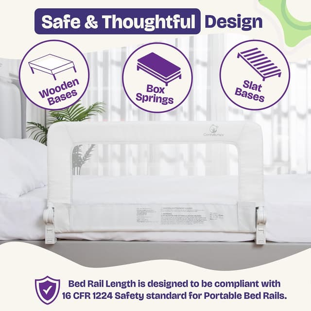 Thumbnail 5 de ComfyBumpy 1-Pack Bed Rail 35.5" for Toddlers