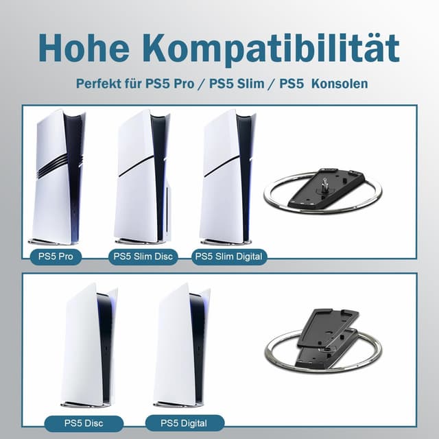 Detalle 2 de BYZANDQI Vertikaler Standfuß für PS5