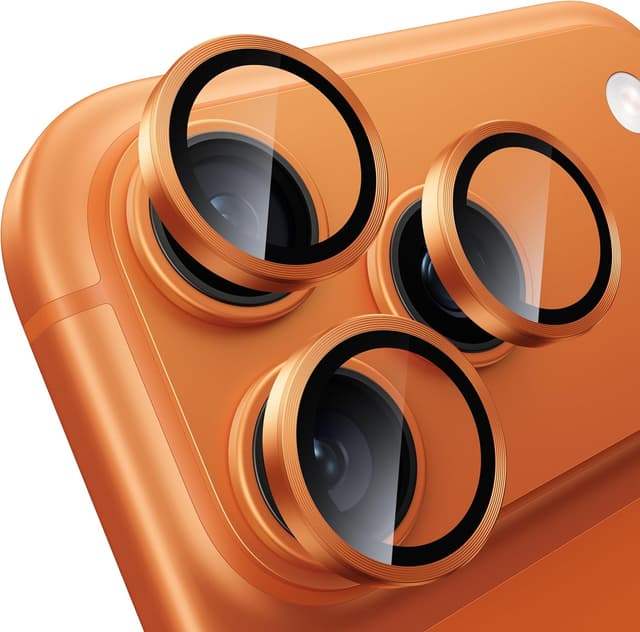 Detalle de WSKEN iPhone 17 Pro Camera Lens Protector 9H