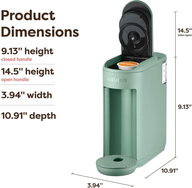 Thumbnail 6 de Keurig K-Mini Mate Ultra-Compact 4" Width Coffee Maker