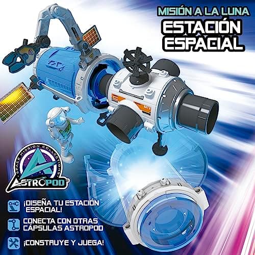 Detalle de Educa 41344 Misión a la Luna, estación modular 31 piezas 🚀