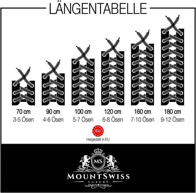 Thumbnail 3 de Mount Swiss Luxury Schuhbänder 45–120 cm