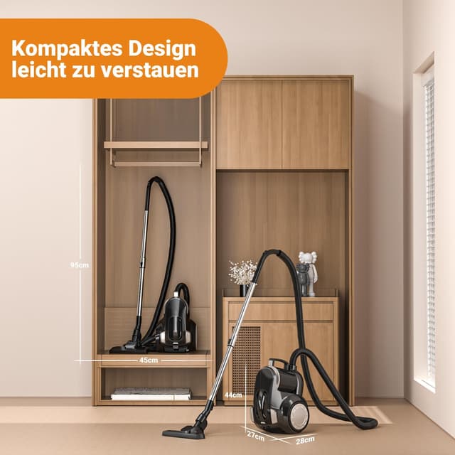 Detalle 2 de Forrlite beutelloser Staubsauger 1200 W