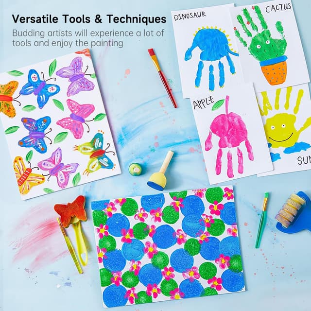 Thumbnail 3 de Shuttle Art Pintura de Dedos 53 Piezas Niños