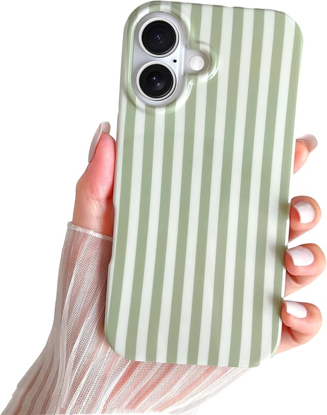 Detalle de Sage Green iPhone 17 case, 6.3 inch