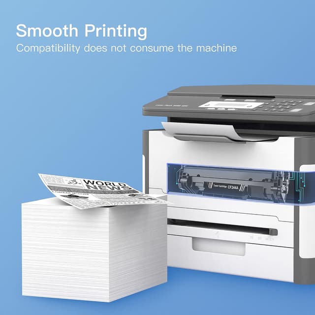 Detalle de GPC IMAGE CF244A 44A Toner Schwarz (kompatibel) – 2er-Pack für HP LaserJet Pro MFP M28w/M28a und M15w/M15a