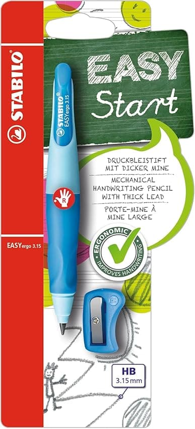 Detalle de STABILO EASYergo START portaminas ergonómico para diestros ✏