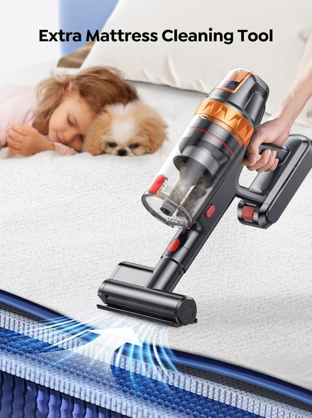 Detalle 2 de SMOTURE Cordless Vacuum 650W 50KPA