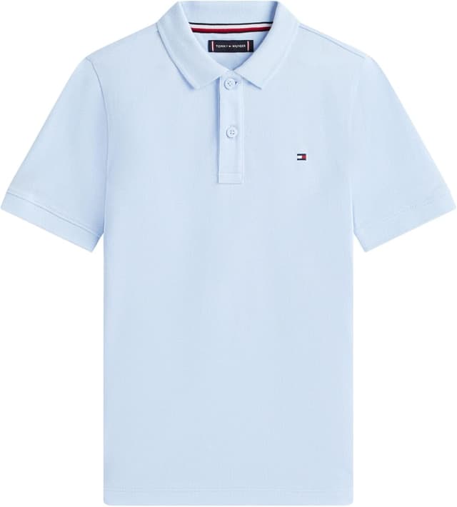 Detalle de Tommy Hilfiger Flag Polo SS KB0KB09103 per bambini e ragazzi (confezione singola)