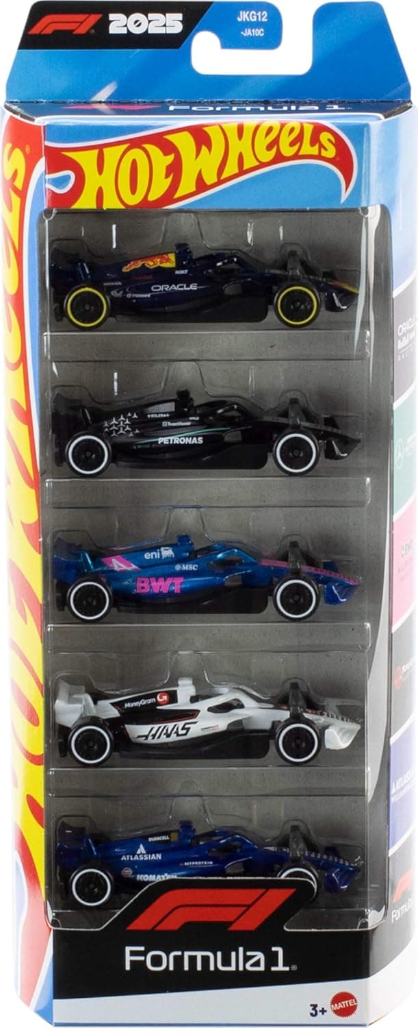 Detalle 2 de Hot Wheels F1 1:64 5er-Pack JLN11