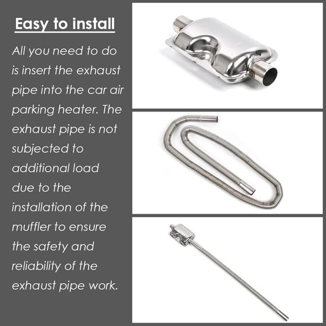 Thumbnail 2 de Casoter 120cm Stainless Exhaust Pipe Set