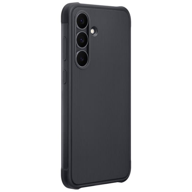 Detalle 2 de Samsung Funda Rugerizada Negra Galaxy S25 FE