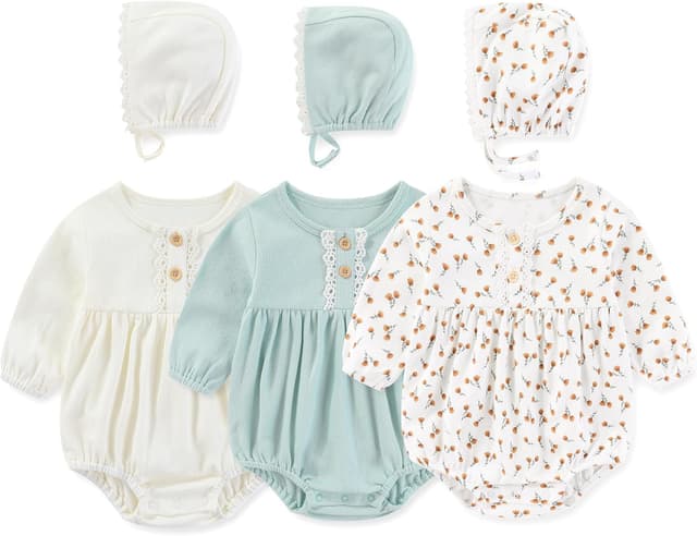 Detalle de MAMIMAKA Newborn Baby Bodysuit