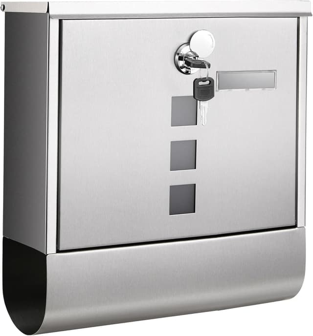 Detalle de SONGMICS GMB020S02 Briefkasten 10 x 30,8 x 33,8 cm