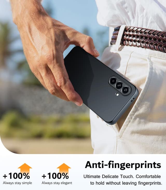 Detalle de Coque TesRank en TPU souple antichoc et antidérapante pour Samsung Galaxy A56 5G (noir)