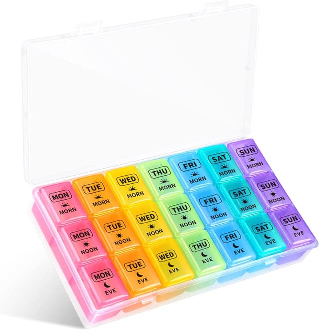 Detalle de Opret Weekly Pill Organiser 21 compartments 💊